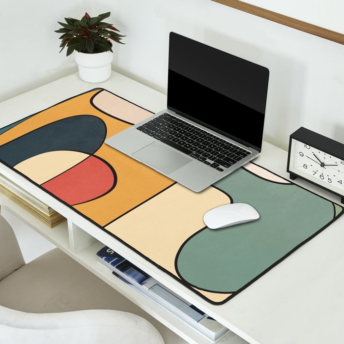 Abstract Line Art 07 Desk Mat Gallery Image 2
