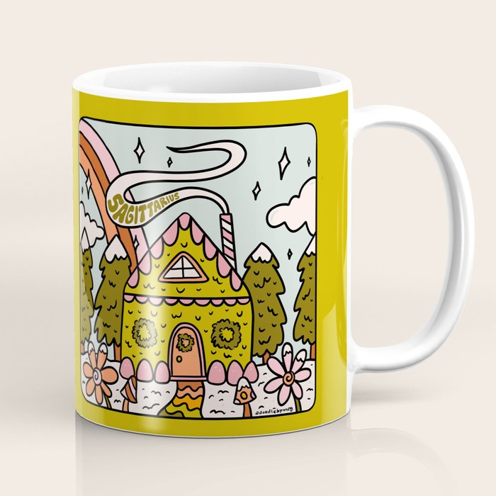 Sagittarius Gingerbread House Coffee Mug Gallery Image 1
