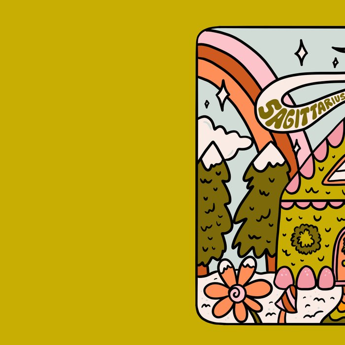 Sagittarius Gingerbread House Coffee Mug Gallery Image 2