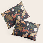 Christmas night forest ornaments Pillow Sham Gallery Image 3