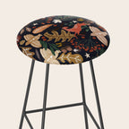Christmas night forest ornaments Stool Gallery Image 2