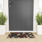 Christmas night forest ornaments Welcome Mat Gallery Image 3