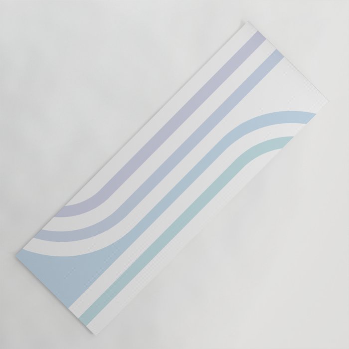 Bold Curvature Stripes XVII Yoga Mat Gallery Image 1