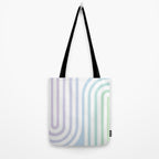 Bold Curvature Stripes XVII Tote Bag Gallery Image 2