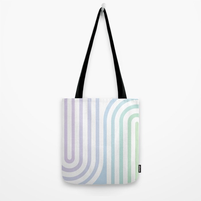 Bold Curvature Stripes XVII Tote Bag Gallery Image 2