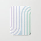 Bold Curvature Stripes XVII Bath Mat Gallery Image 1