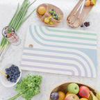 Bold Curvature Stripes XVII Cutting Board Gallery Image 2