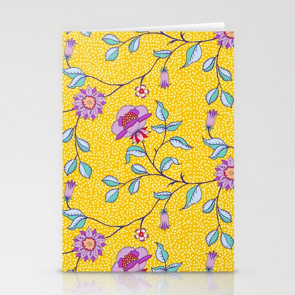 Vibrant Vintage Blooms Stationery Card Gallery Image 2