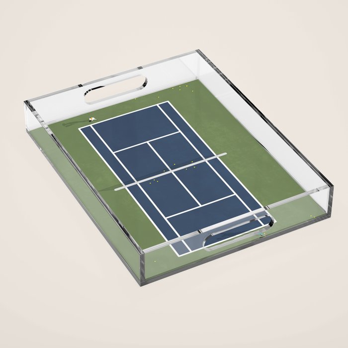 Tennis Court | Match Point  Acrylic Tray Gallery Image 1