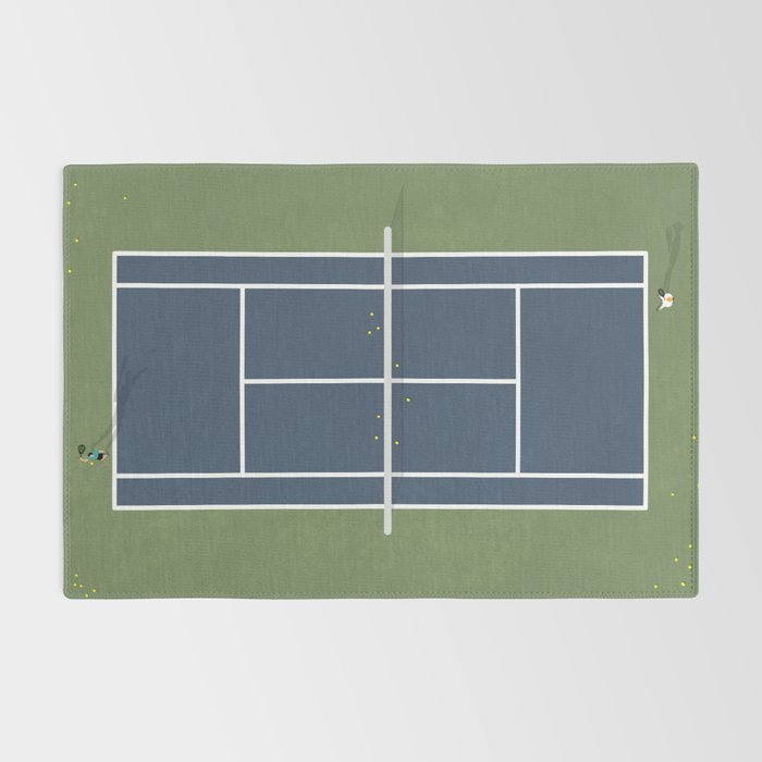 Tennis Court | Match Point  Rug Gallery Image 2