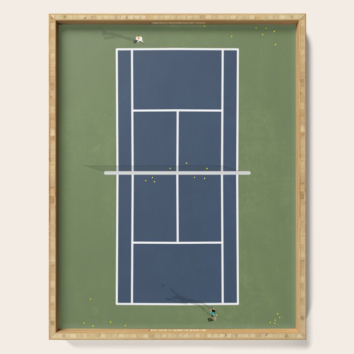 Tennis Court | Match Point  Serving Tray Gallery Image 1