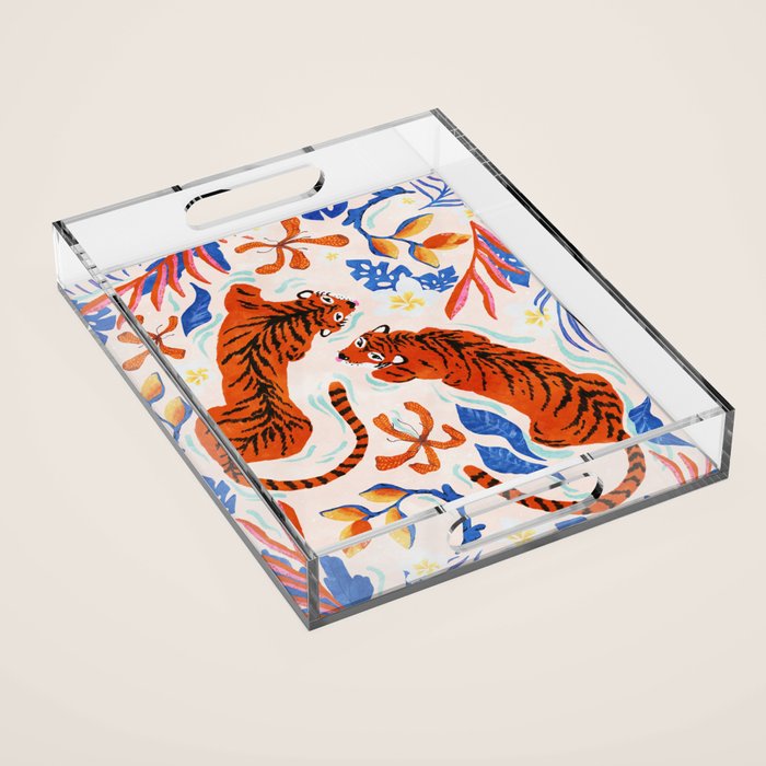 Tiger Swim Acrylic Tray Gallery Image 1