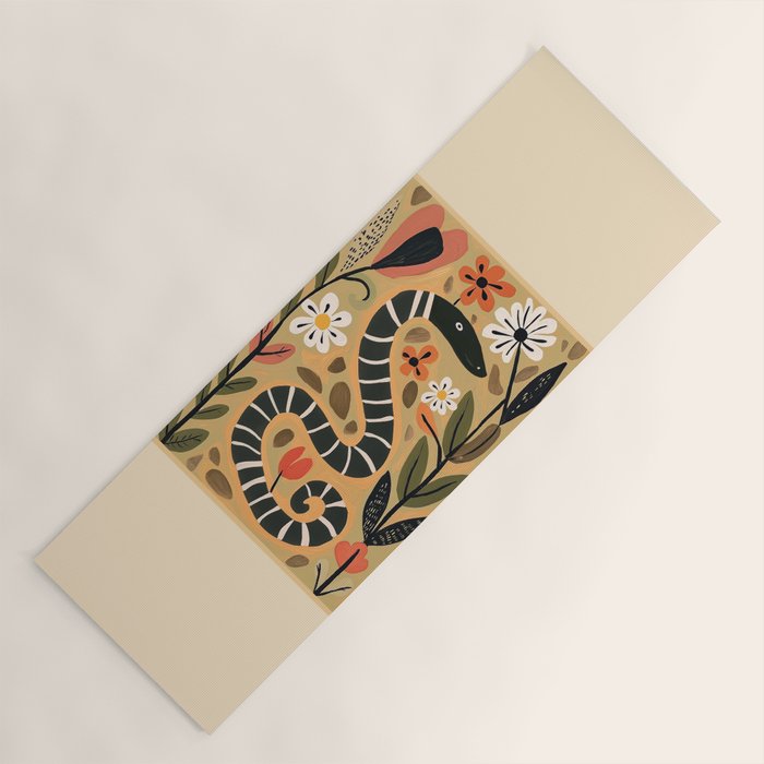 Striped Garden Snake I Yoga Mat Gallery Image 1