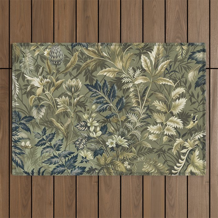 Botanical Tropics of Eden Outdoor Rug Gallery Image 1