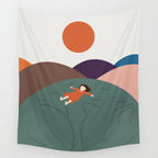 Cat Landscape 111 Wall Tapestry Gallery Image 4