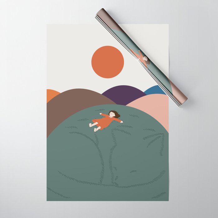 Cat Landscape 111 Wrapping Paper Gallery Image 1