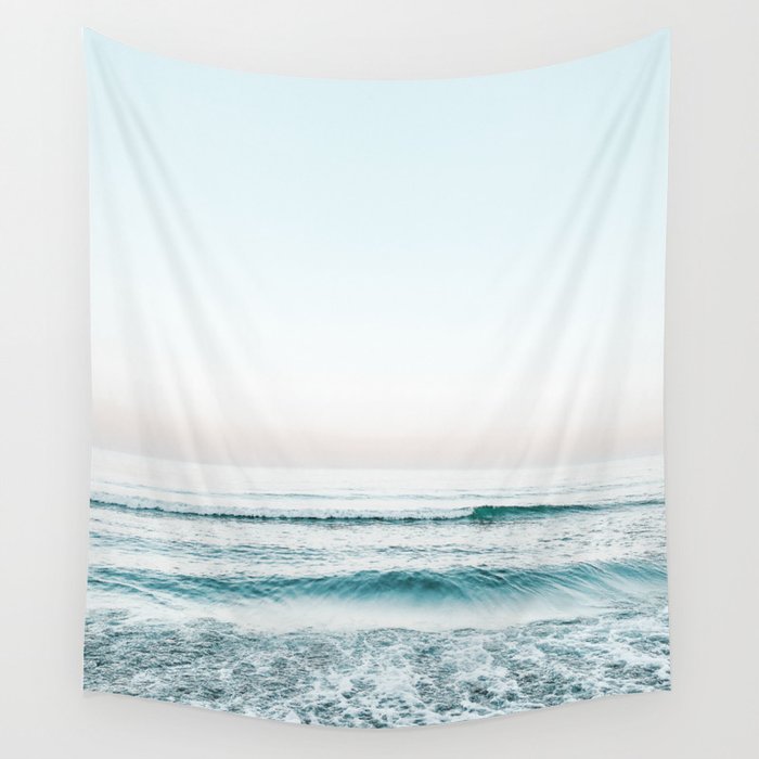 Santa Barbara Beach Wall Tapestry Gallery Image 1