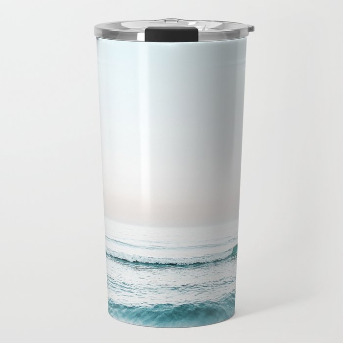 Santa Barbara Beach Travel Mug Gallery Image 1