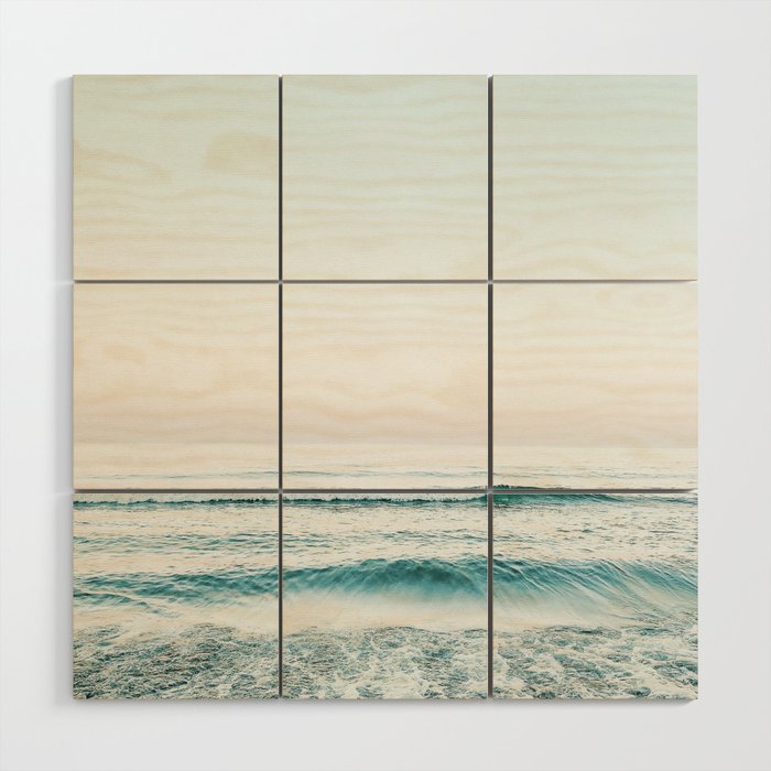 Santa Barbara Beach Wood Wall Art Gallery Image 1