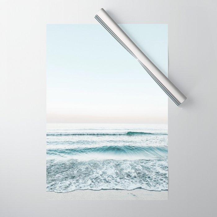 Santa Barbara Beach Wrapping Paper