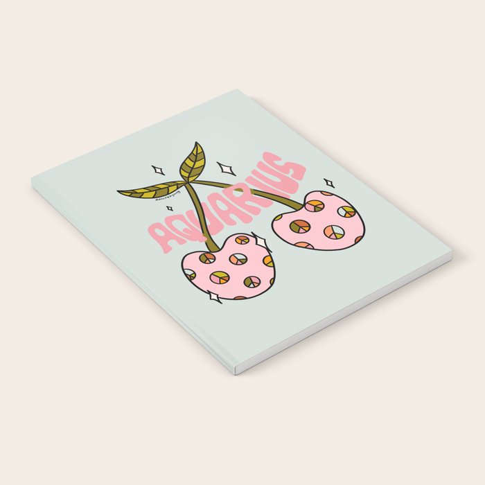 Aquarius Cherries Notebook Gallery Image 1