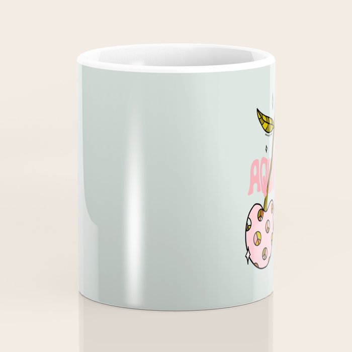 Aquarius Cherries Coffee Mug Gallery Image 4
