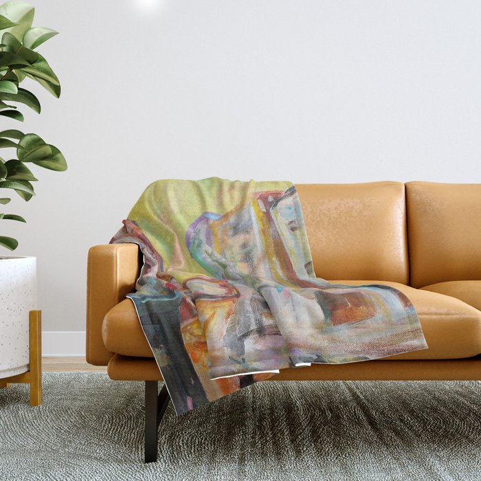 Chicago Theatre Throw Blanket Gallery Image 1