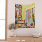 Chicago Theatre Wall Tapestry Gallery Image 2