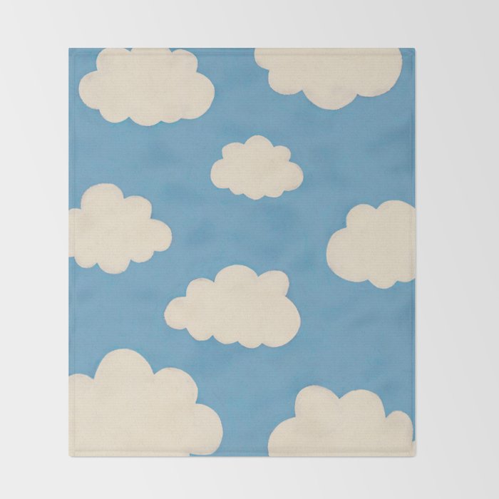 In the clouds Throw Blanket Gallery Image 2