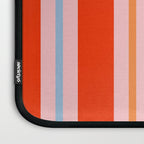 Bold Stripes Orange Pink Light Blue Laptop Sleeve Gallery Image 3