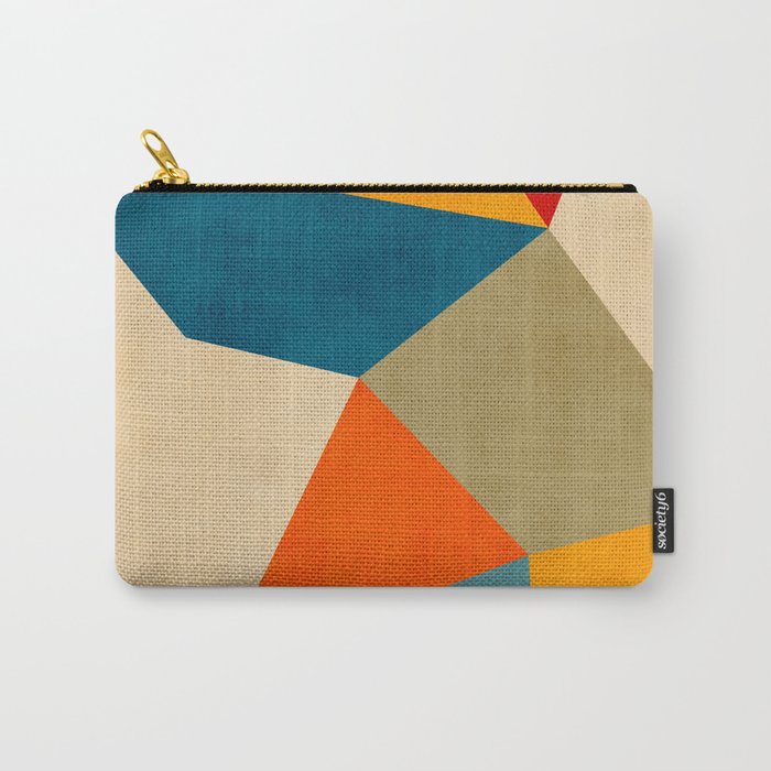 Geometric Colorful Modern Artwork Carry All Pouch Gallery Image 1