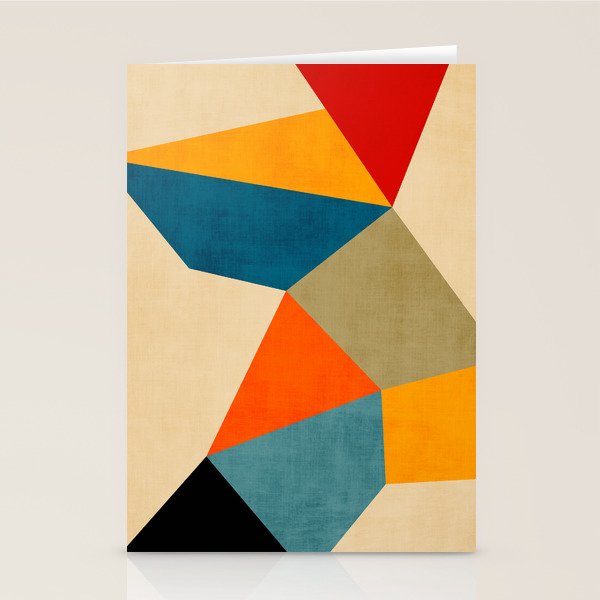 Geometric Colorful Modern Artwork Stationery Card Gallery Image 2