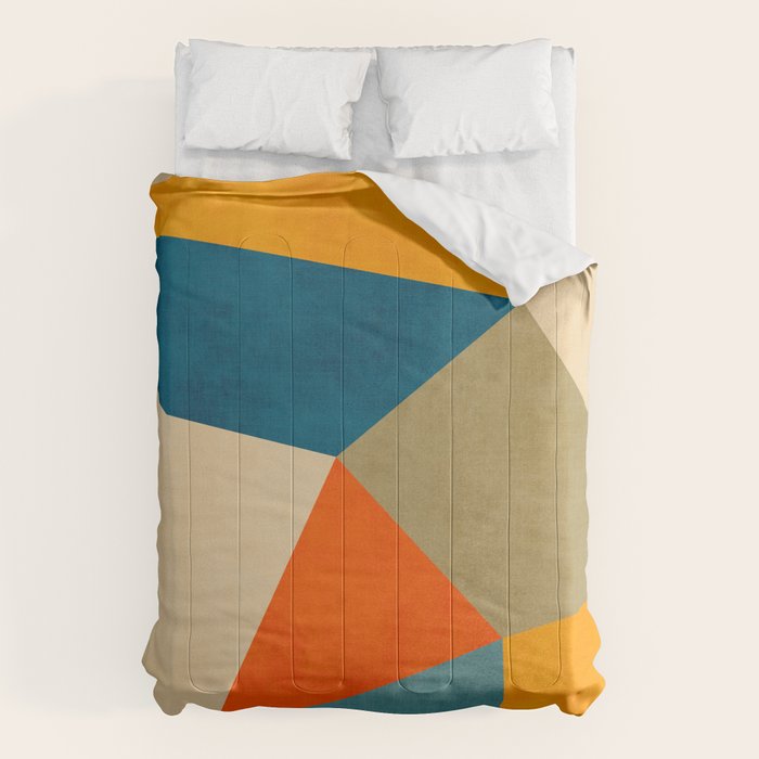 Geometric Colorful Modern Artwork Comforter Gallery Image 1
