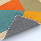 Geometric Colorful Modern Artwork Rug Gallery Image 4