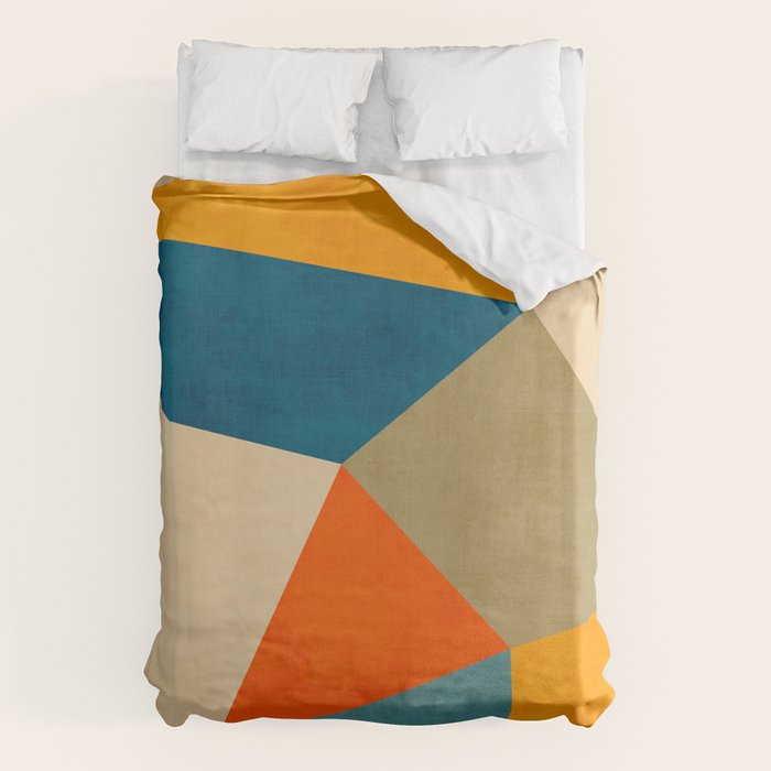 Geometric Colorful Modern Artwork Duvet Cover Gallery Image 6