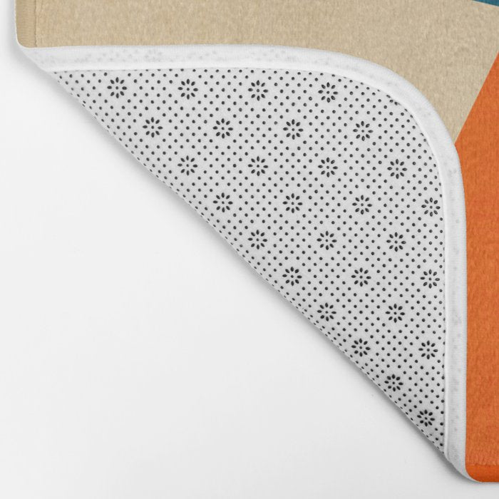 Geometric Colorful Modern Artwork Bath Mat Gallery Image 2