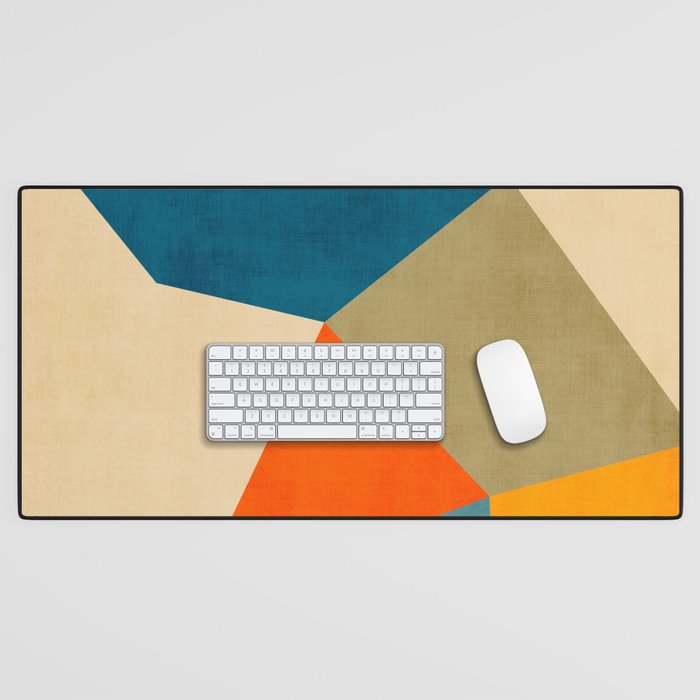 Geometric Colorful Modern Artwork Desk Mat Gallery Image 1