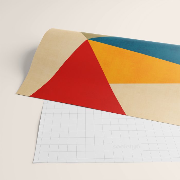 Geometric Colorful Modern Artwork Wrapping Paper Gallery Image 2