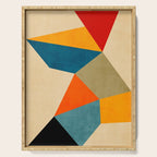 Geometric Colorful Modern Artwork Serving Tray Gallery Image 1