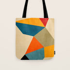 Geometric Colorful Modern Artwork Tote Bag Gallery Image 1