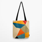 Geometric Colorful Modern Artwork Tote Bag Gallery Image 2