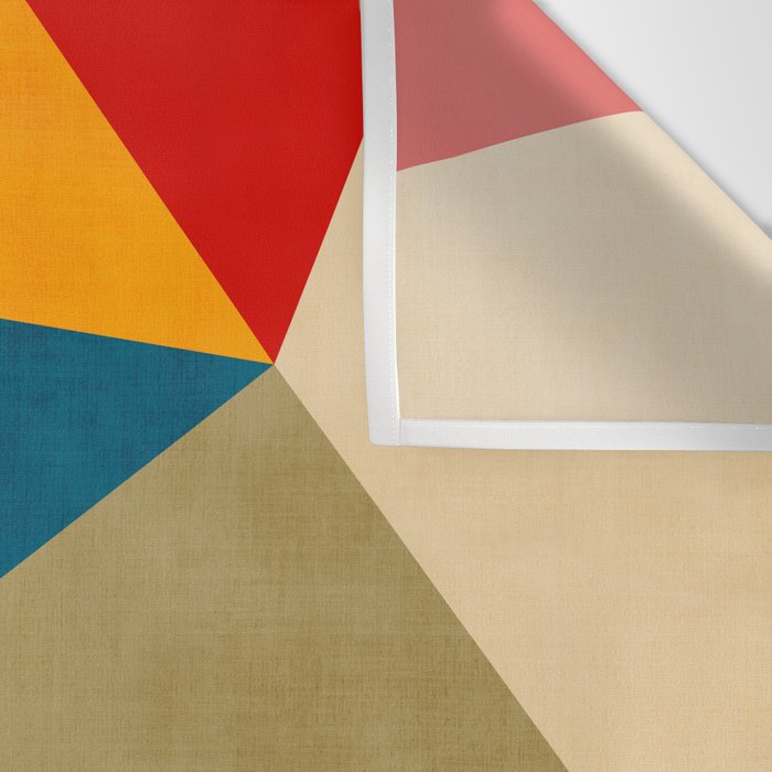 Geometric Colorful Modern Artwork Wall Tapestry Gallery Image 3