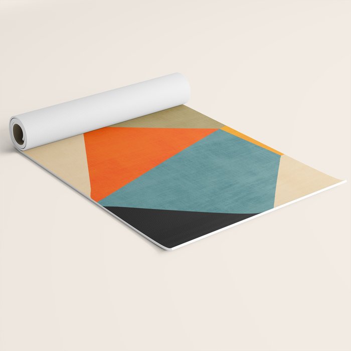 Geometric Colorful Modern Artwork Yoga Mat Gallery Image 2
