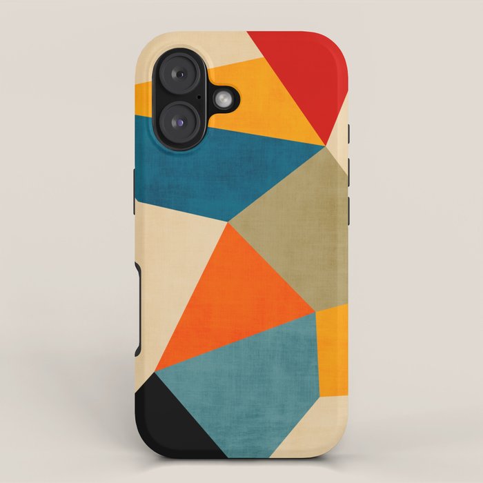 Geometric Colorful Modern Artwork iPhone Case Gallery Image 1