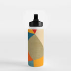 Geometric Colorful Modern Artwork Water Bottle Gallery Image 2