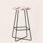Butterflies in Pink Tones Stool Gallery Image 1