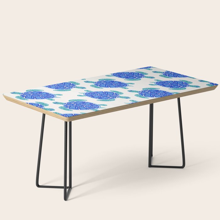 Sea Turtle - Blue Palette Coffee Table Gallery Image 1