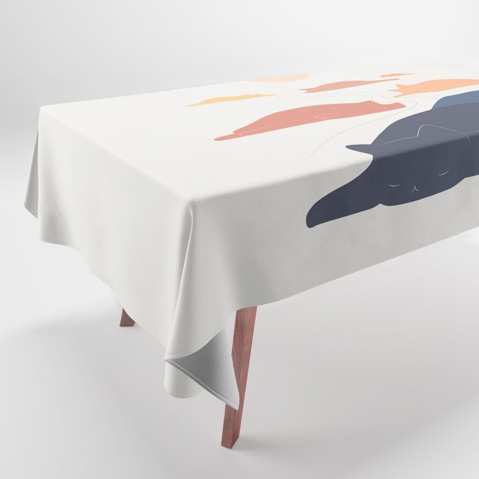 Cat Landscape 159 Tablecloth Gallery Image 1