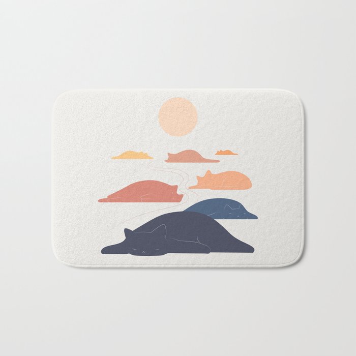 Cat Landscape 159 Bath Mat Gallery Image 1