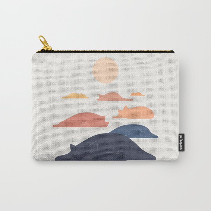 Cat Landscape 159 Carry All Pouch Gallery Image 1